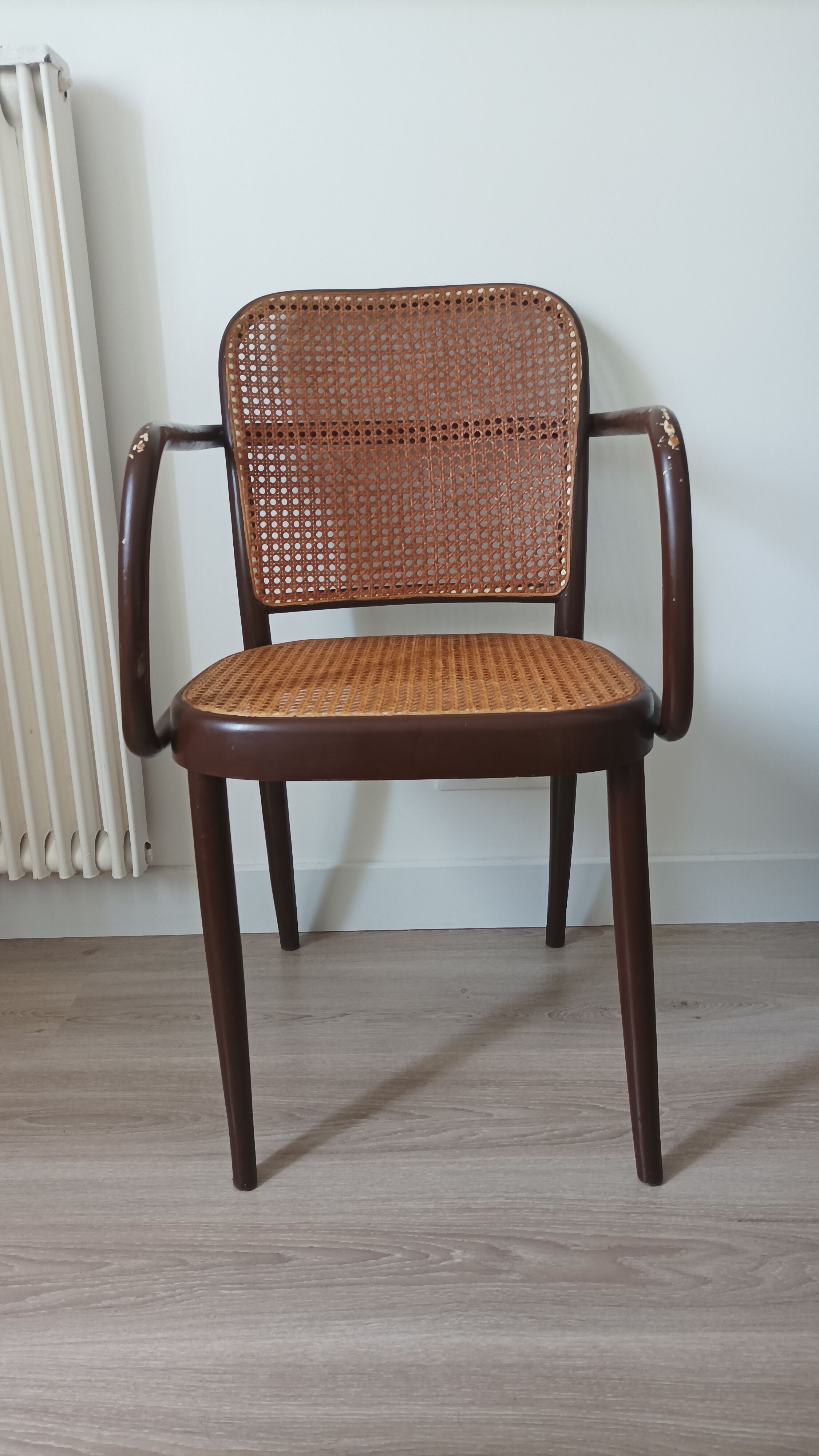 Vintage canned armchair