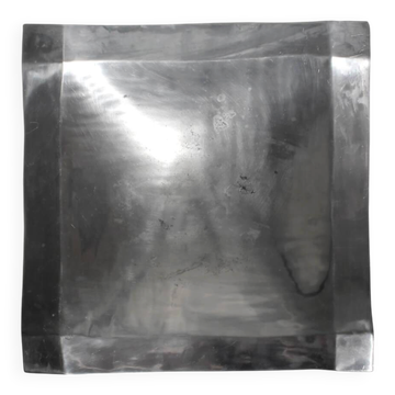 Polished Aluminum Contemporary Square Large Bowl