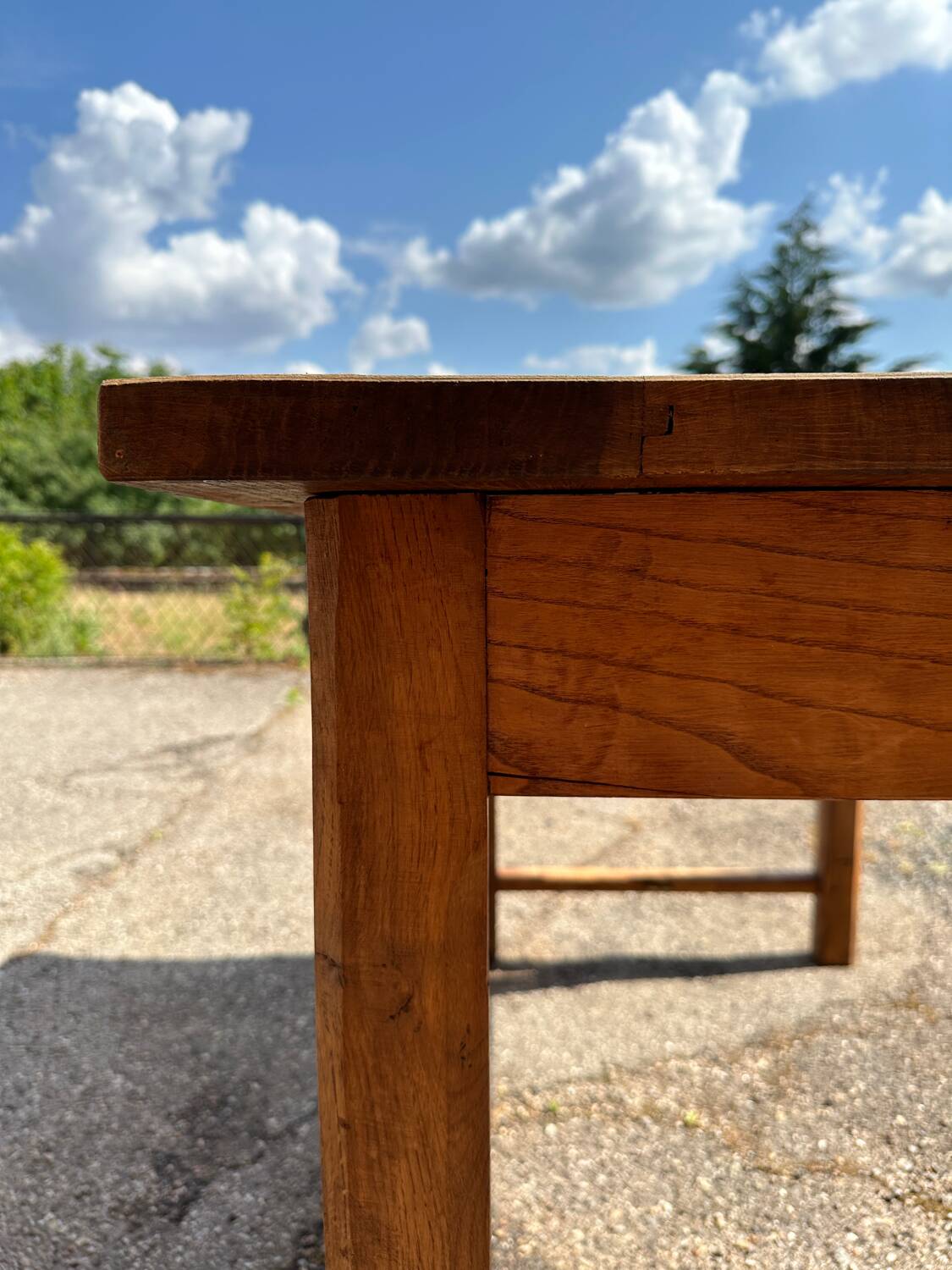 Table de ferme en bois