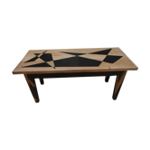 Light solid oak coffee table