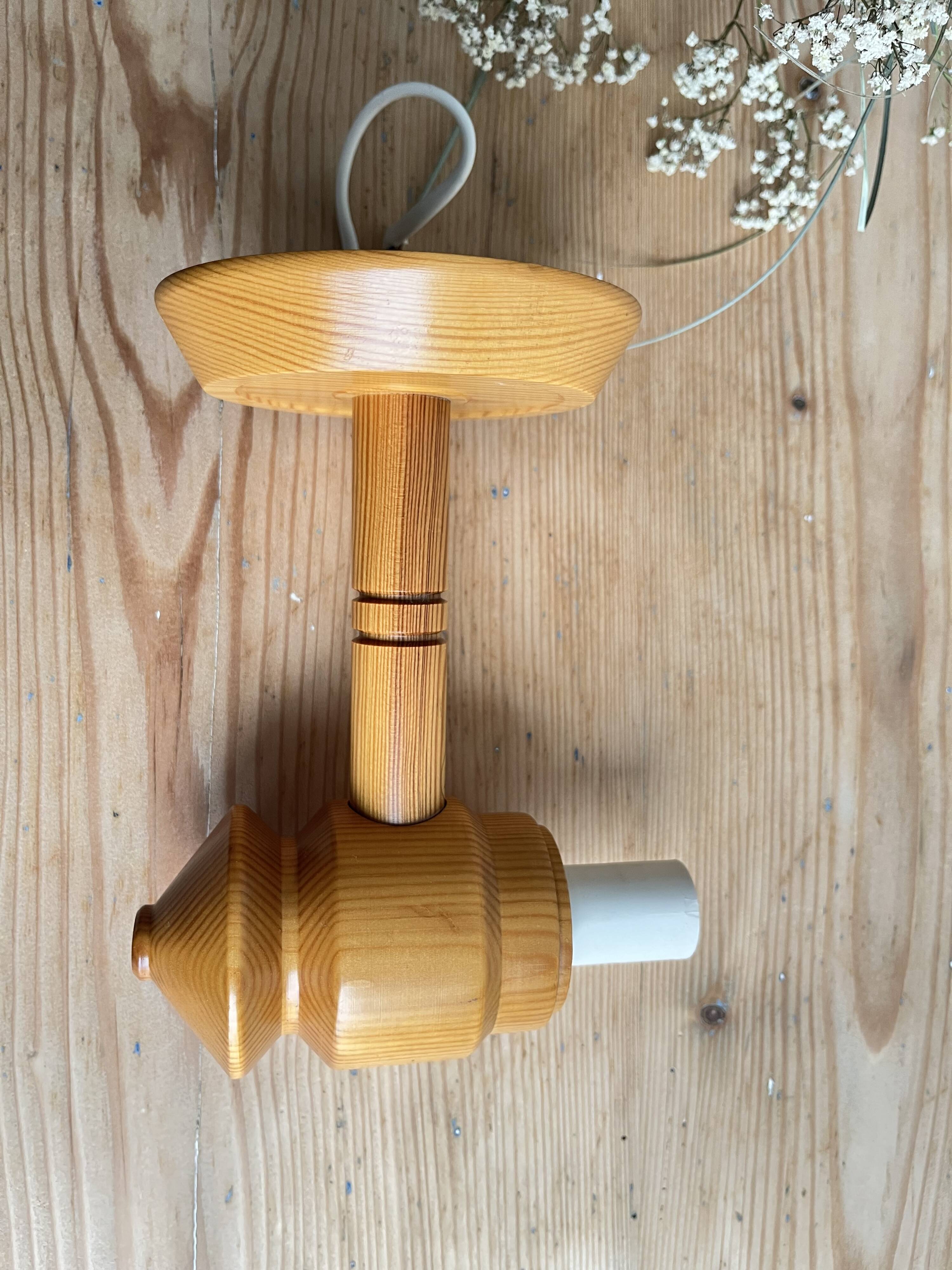 OPUS/ZIRKON vintage Ikea pine wall lamp