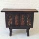 Arts of México Spanish colonial carved  painted console / sideboard, 1940s