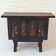 Arts of México Spanish colonial carved  painted console / sideboard, 1940s