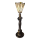ceramic lamp 51x14 stained glass lampshade Tiffany style
