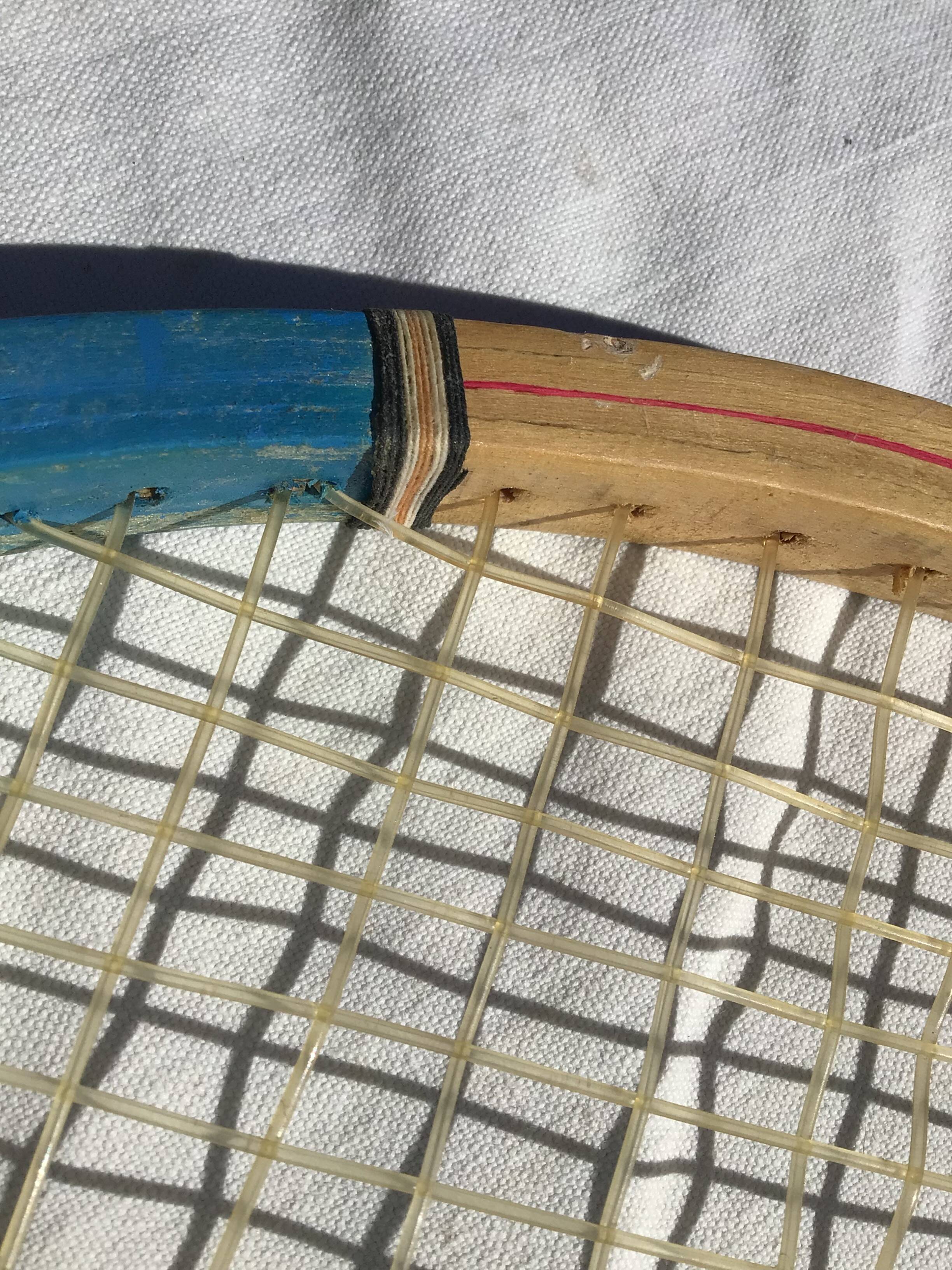 Raquette de tennis Majestic bleue