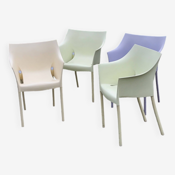 Set de 4 fauteuils Dr NO design Philippe Starck Kartell éditeur