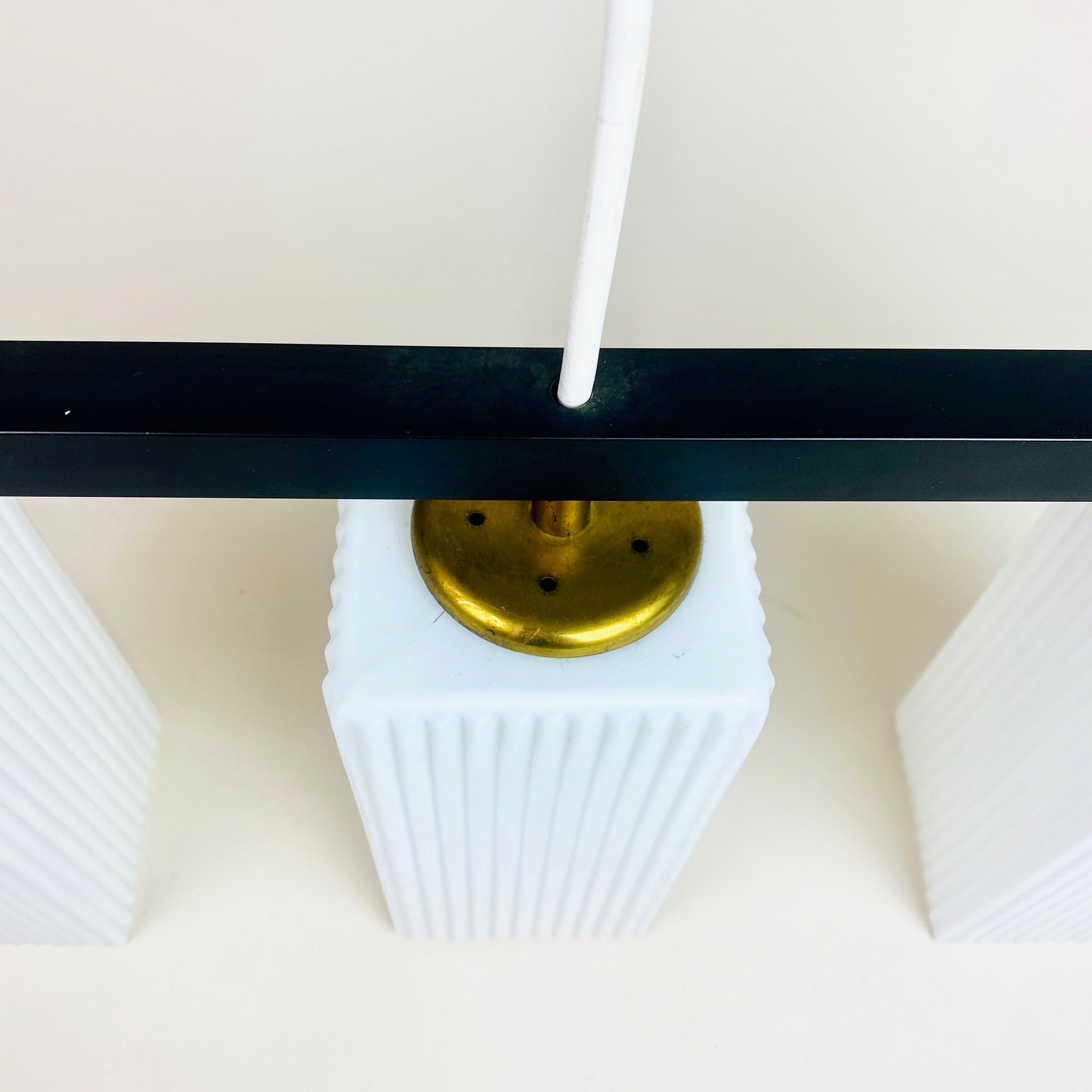 1960s bauhaus style pendant lamp, mid-century modern, Germany