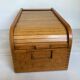 Wooden box rolling curtain dovetails