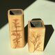 Pair of ceramic vases by Raymonde Leduc, Vallauris 60s