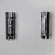 Pair of veca sconces, murano beveled glass, italy, 1970