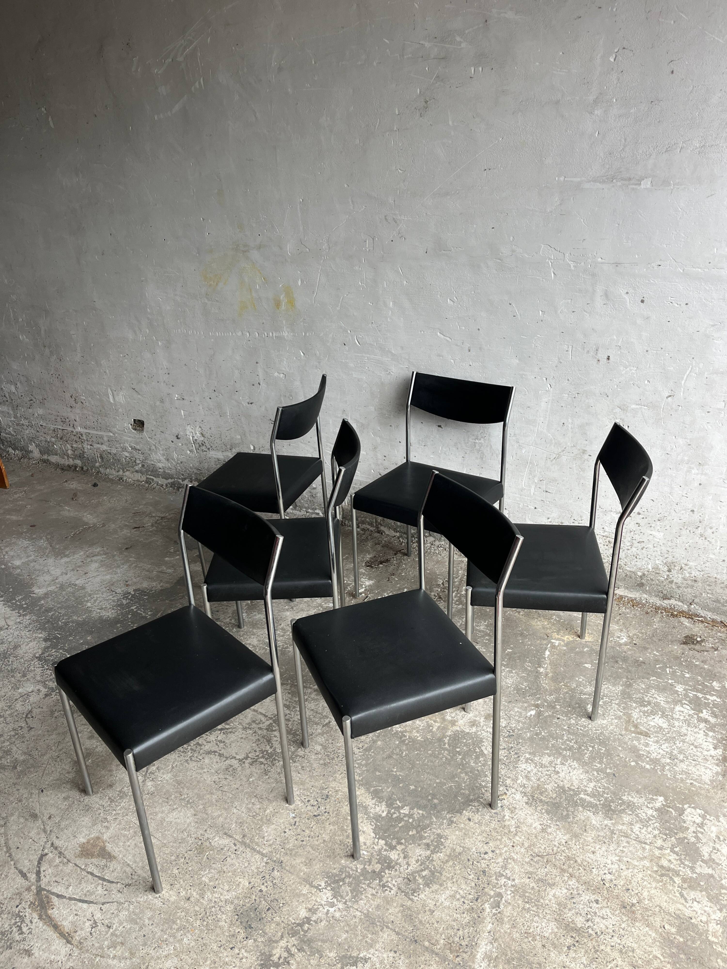 Set of 6 Mid-Century dining chairs, 1950s