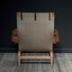 A Pernilla 69 leather lounge chair by Bruno Mathsson for Dux, 1969