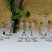 Service verres et carafes en cristal