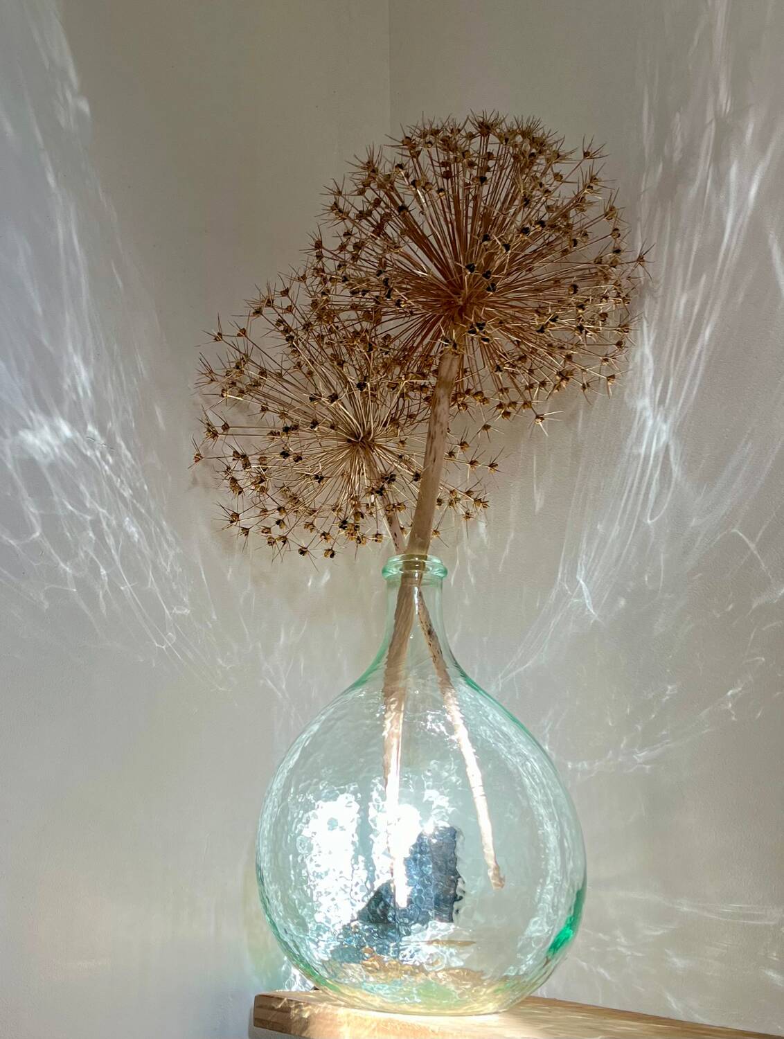 Transparent 5L demijohn