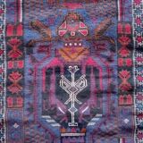 Handmade Afghan Beluch rug 138x83cm