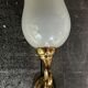 Paire d’appliques laiton et verre vintage