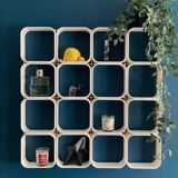 White plastic module shelf from the 70s
