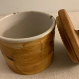 Pot de la Poterie de La Colombe in Vallauris style enamelled sandstone