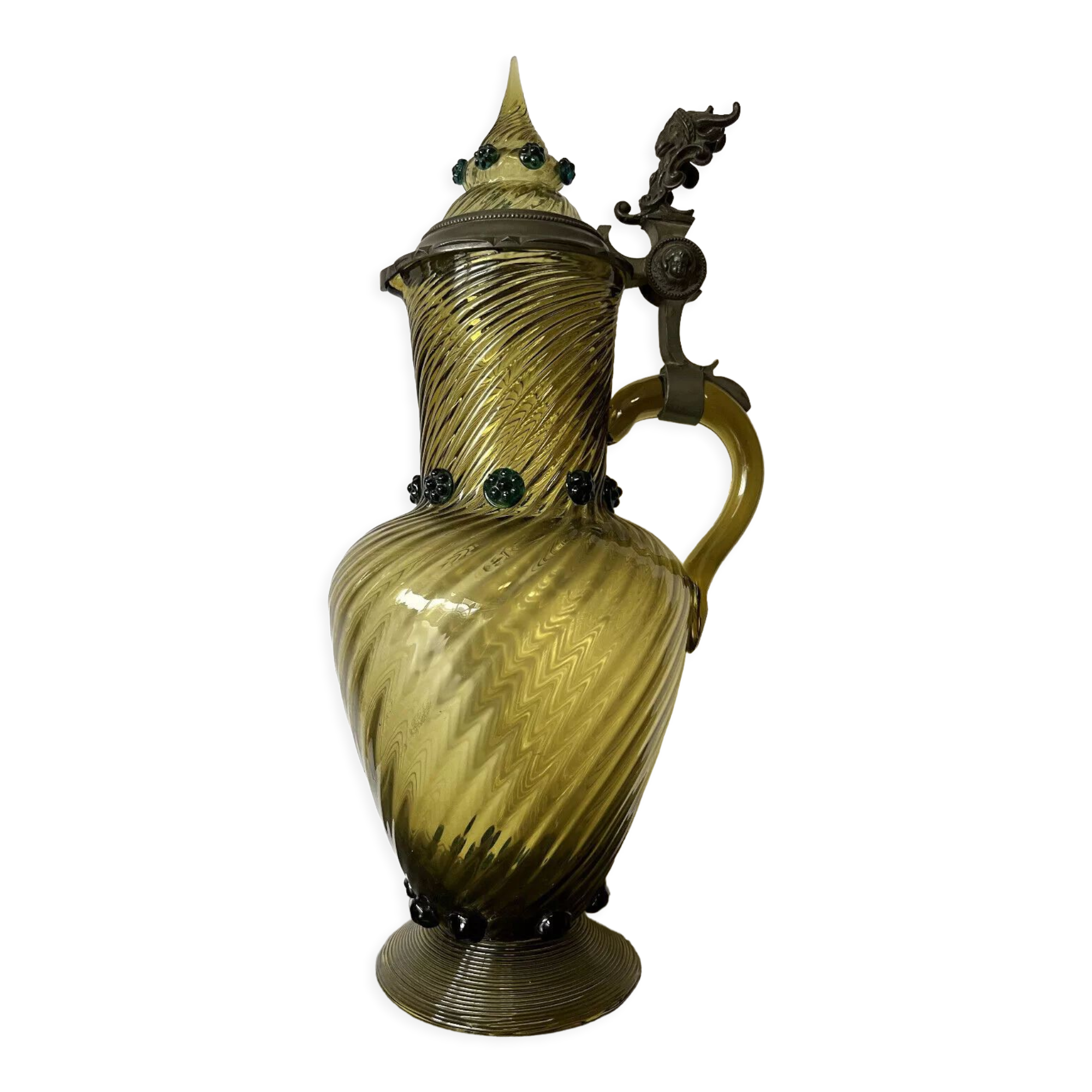 Napoleon III era Murano glass pourer circa 1880