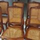 Suite of 6 chairs cans style Louis XV millieu XXeme
