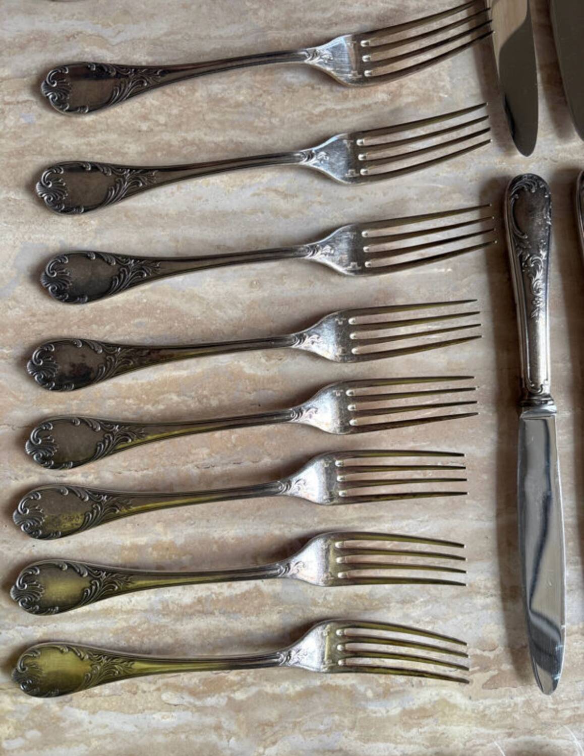 Christofle Marly 48-piece cutlery set