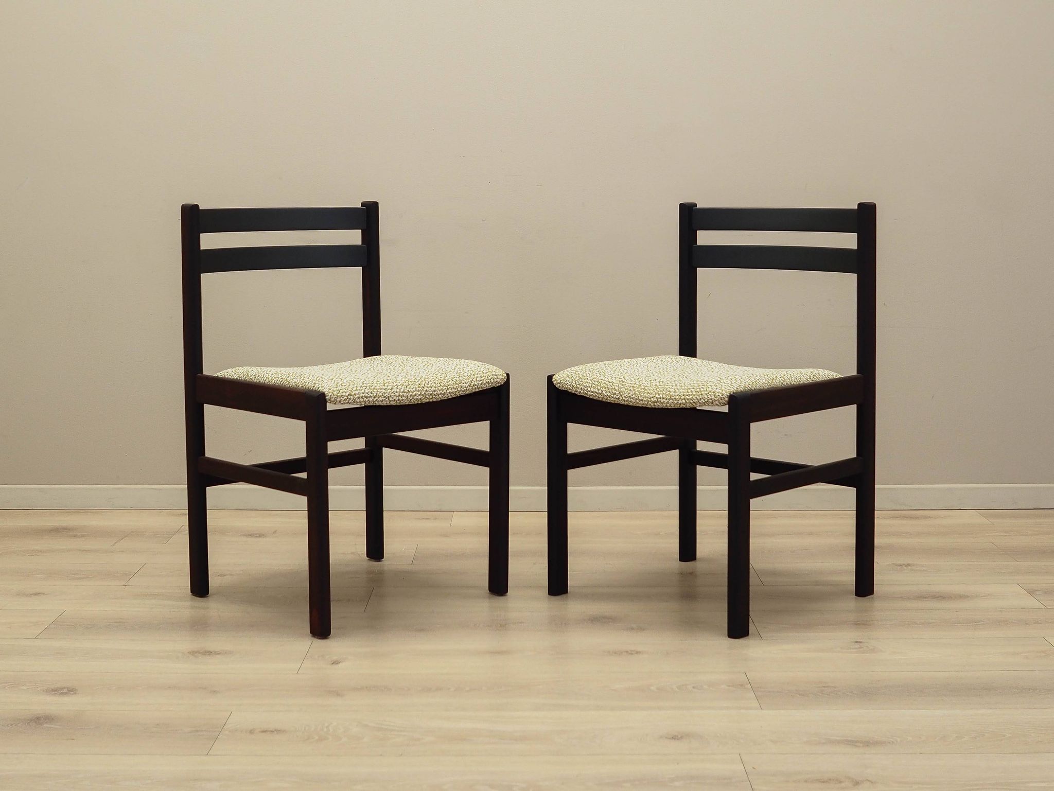 Set of two rosewood chairs, Danish design, 1970s, production: Denmark
