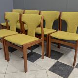 Set of 6 Teak Eric Buch dining chairs Denmark