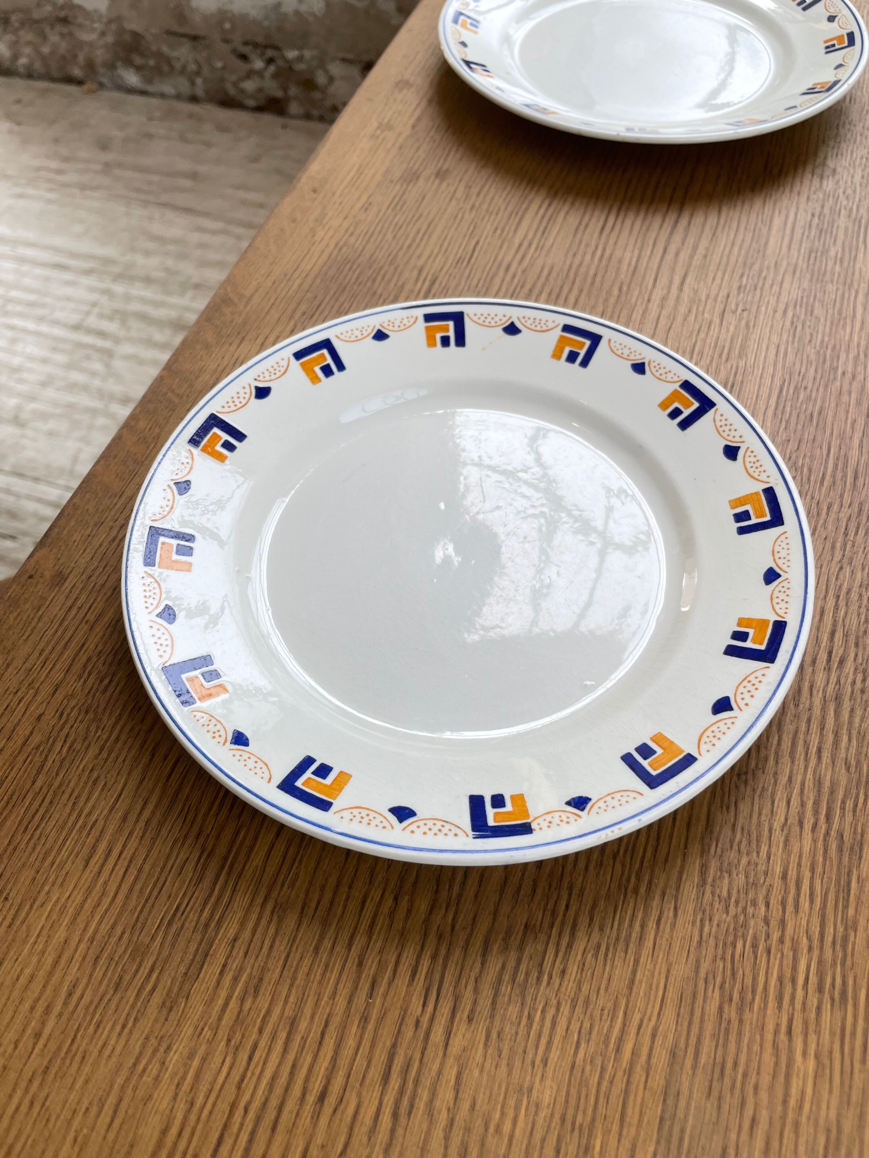 4 Columbia Luneville plates