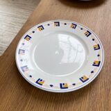 4 assiettes Columbia Luneville