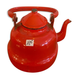 Enamelled teapot
