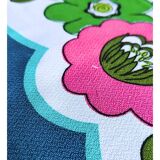 Nappe vintage à décor floral