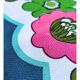 Vintage old stock table cloth floral decor