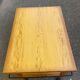 Scandinavian extendable solid wood side table folding 1980