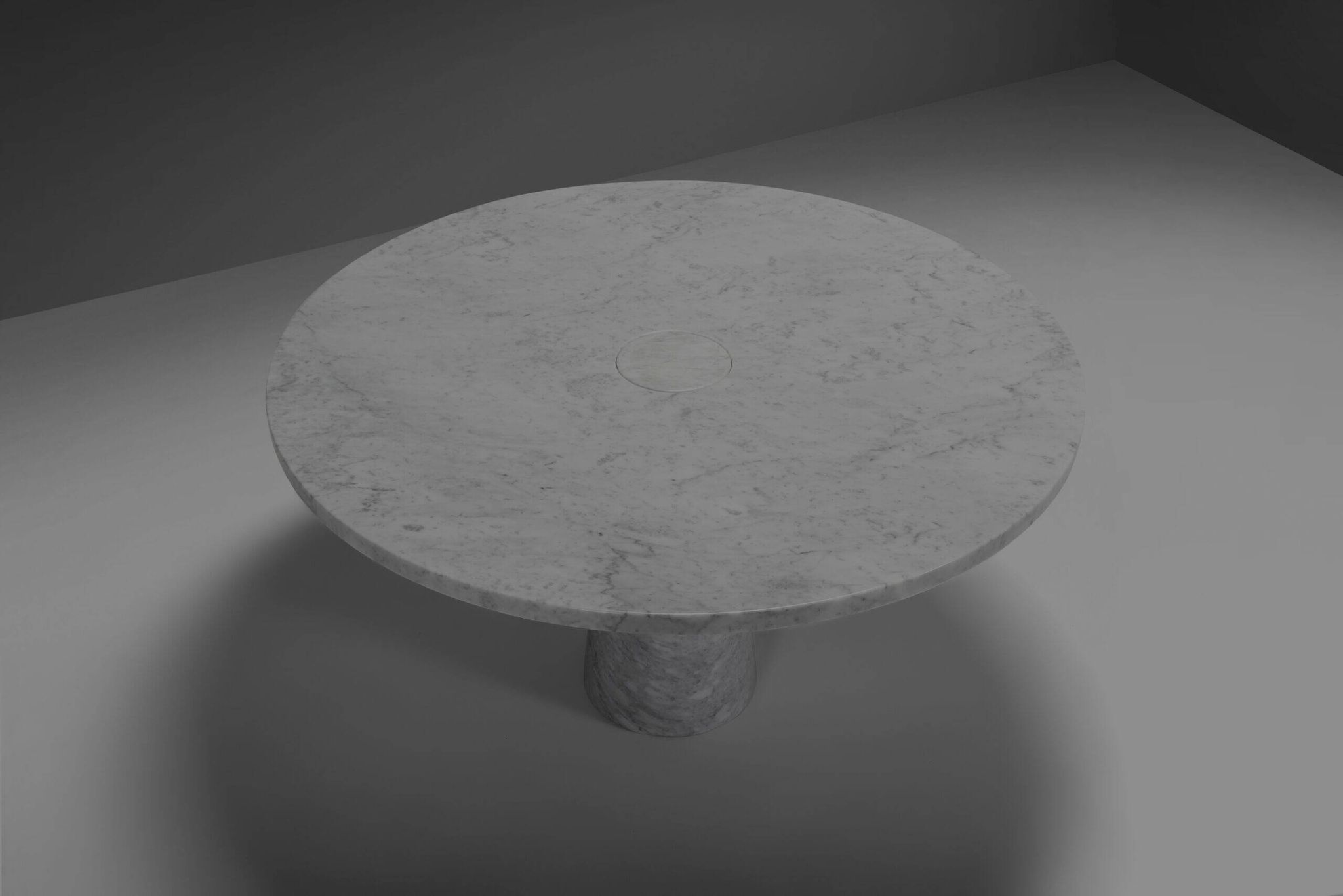 Table à manger originale « Eros » en marbre de Carrare par Angelo Mangiarotti, Italie
