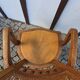 Victorian oak swivel armchair