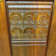 Buffet haut Art Déco en noyer - Époque 1930