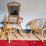 Rattan lemon chair 1960