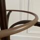Vintage curved wooden parrot coat rack