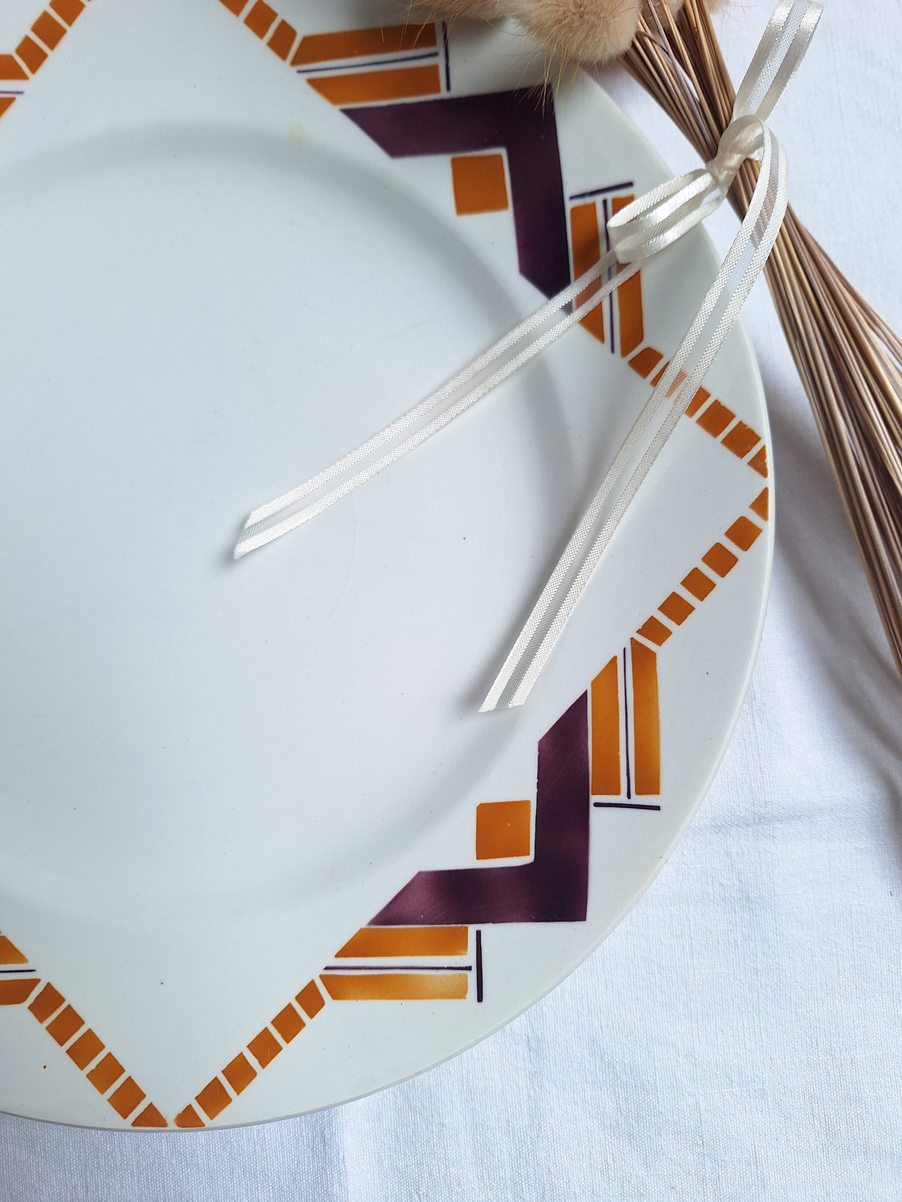 Art Deco dish Moulin des Loups Littoral