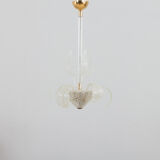 Murano glass leaves chandelier, Italy 1950