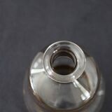 Glass liquor carafe decorated with gilded borders