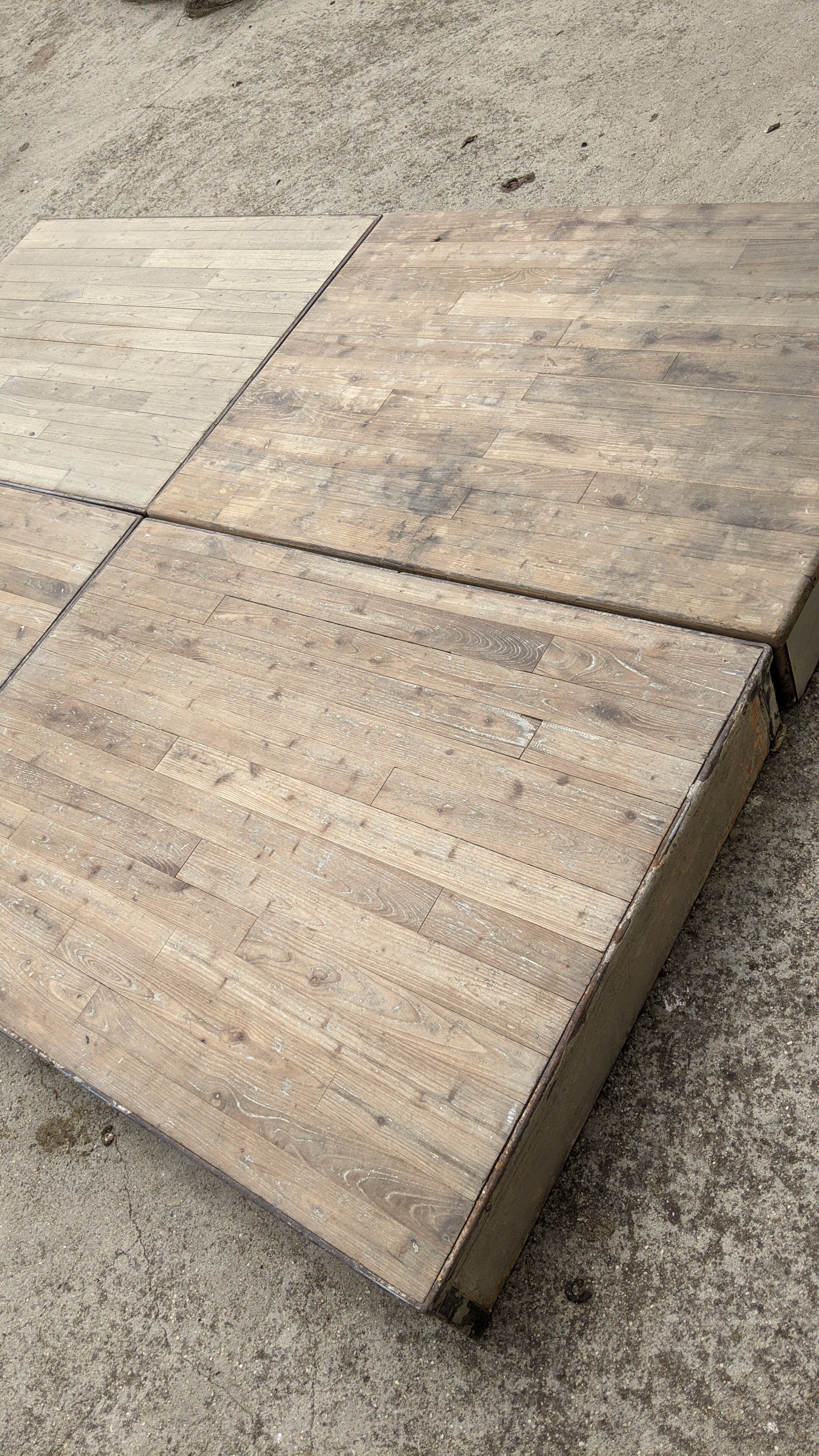 Set of 4 old school platforms circa 1930