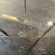 1960s designer glass and metal sofa end table