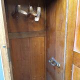 Former wardrobe of the Bank of France in light oak, 2 doors, years 30