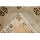 Tapis couloir en laine et coton fait main Oushak turc des années 1970, 137x404.
