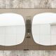 Miroir double glace vintage années 70