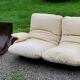 Michel Ducaroy Ligne Roset Marsala model designer sofa and 1970s armchair shell