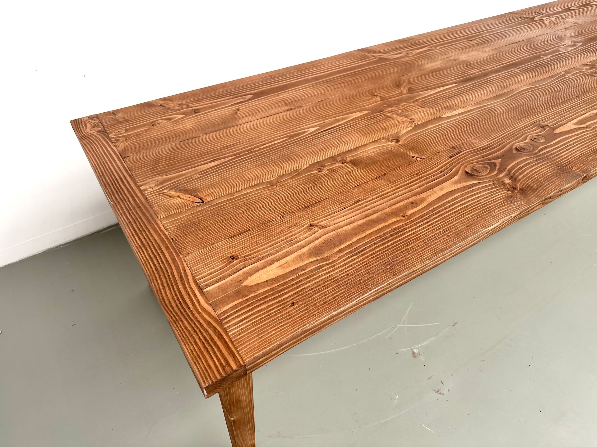 XXL table in solid pine, circa 1970