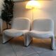 Pair of alky armchairs by Giancarlo Piretti