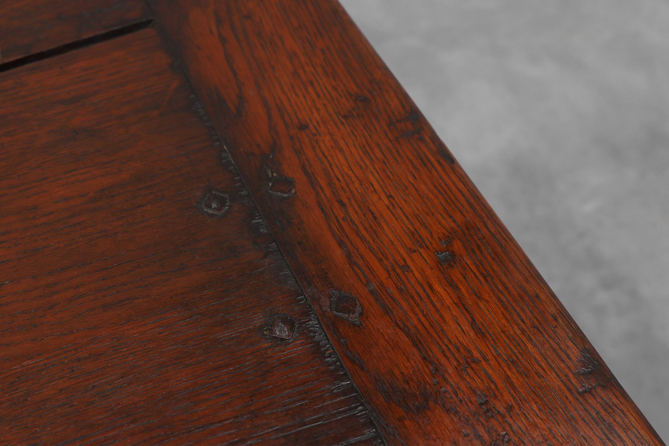 19th-Century French Provincial Oak Dining Table